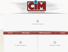 Tablet Screenshot of cim-normandie.com